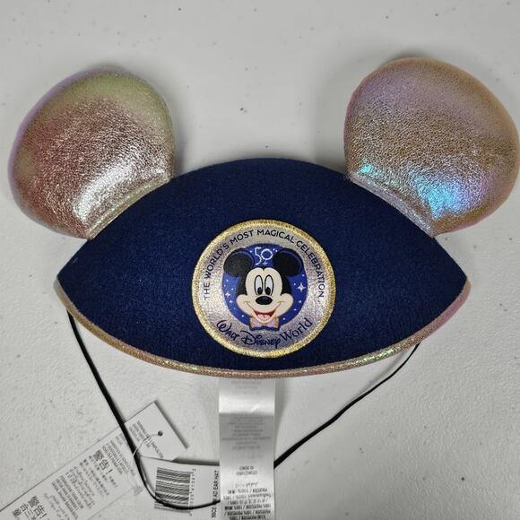 Disney World 50th Birthday Celebration Mickey Ears Hat NWT - Picture 4 of 7